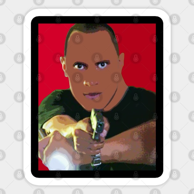 dwayne johnson Sticker by oryan80